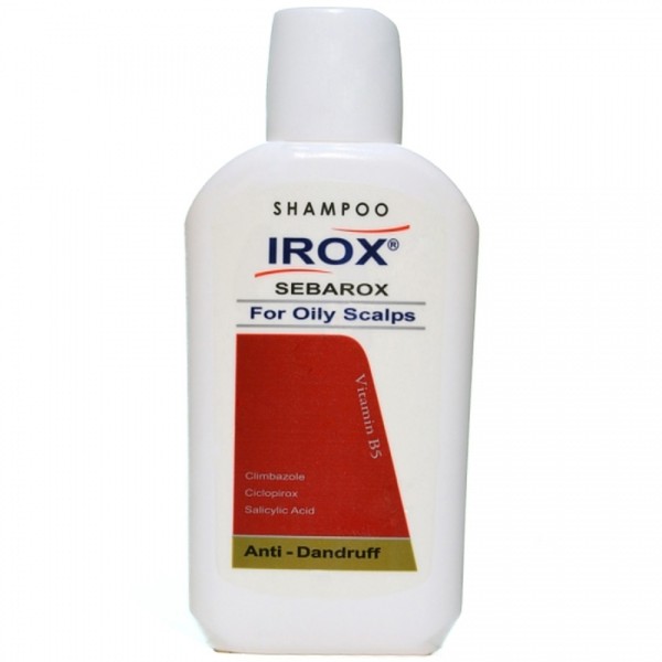 بهترین شامپو ضد شوره ایروکس سری Sebarox مدل Oily Scalps برای موهای چرب