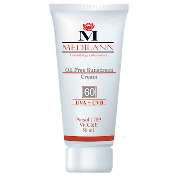 بهترین کرم ضد آفتاب رنگی مدیلن SPF60 برای پوست چرب و جوشدار