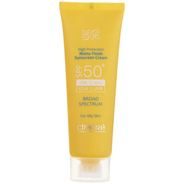 بهترین کرم ضد آفتاب سینره SPF50 برای پوست چرب و جوشدار